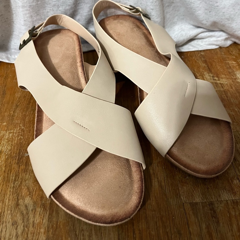 Wedge sandals brand new never worn
